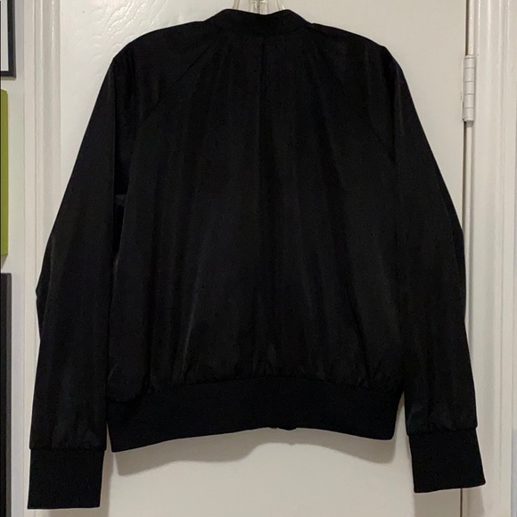 Free People black bomber jacket - Picture 4 of 6